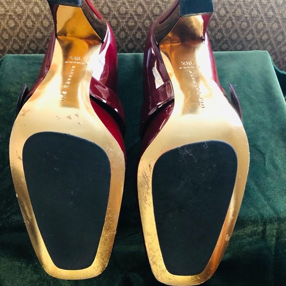 Like new designer Barbara Bui gloss nature heels - Picture 6 of 10